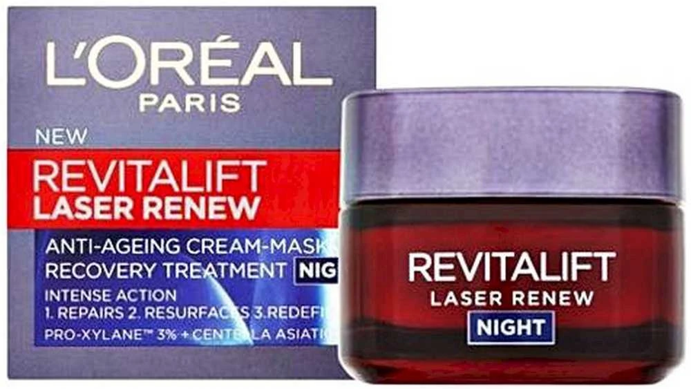 L'oreal Revitalift Laser X3 naktinis kremas-kaukė 50ml