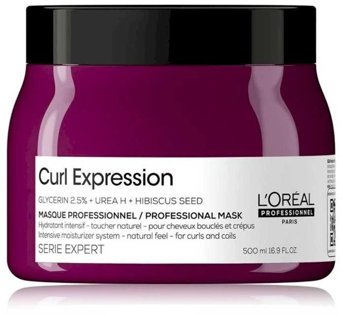 Kaukė garbanotiems plaukams L'oreal Professionnel Curl Expression Intensive Moisturizer Mask 500ml