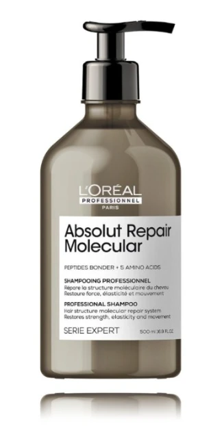 L'Oréal Professionnel Série Expert Absolut Repair Molecular Professional Šampūnas, 500 ml
