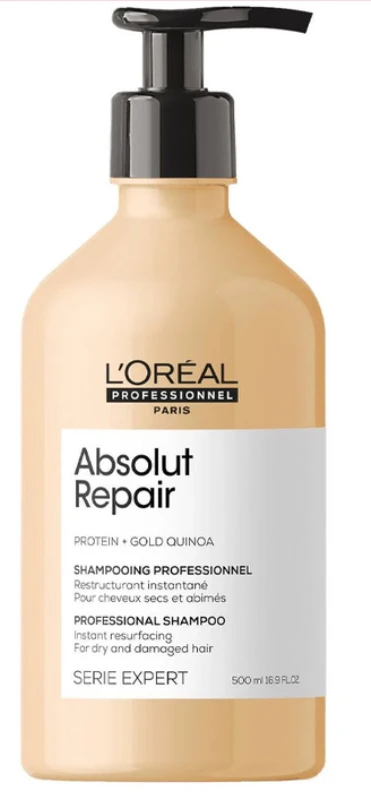 L'oreal Professionnel Loreal Absolut Repair Gold atkuriamasis šampūnas pažeistiem plaukam 500ml
