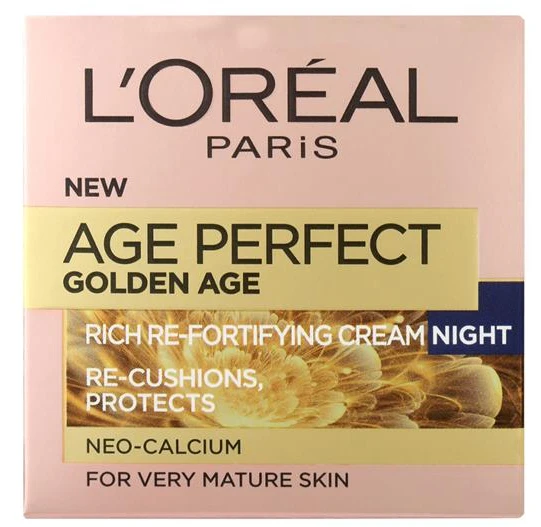 L'Oréal Paris Age Perfect Golden Age Night Skin Kreminis moterims, 50 ml