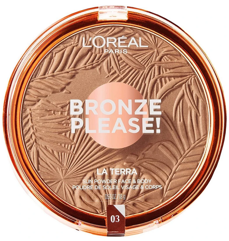 L'Oreal Paris Bronze Please! Kompaktinė pudra 03 Medium Caramel, 18 g