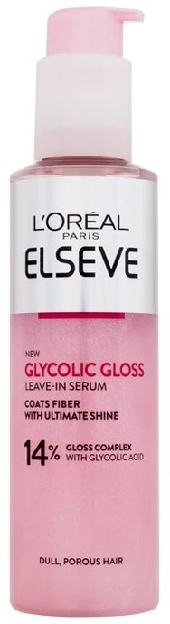 Nenuplaunamas serumas plaukams L'Oréal Paris Elseve Glycolic Gloss Leave-In, 150 ml