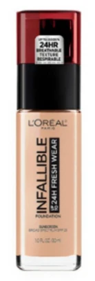 L´Oréal Paris Infaillible 24H Fresh Wear makiažo pagrindas 30 ml (220 Sand)