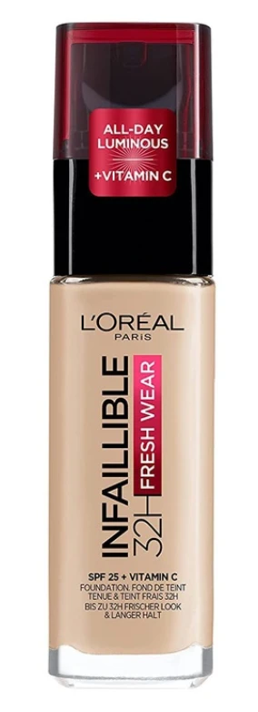 L’Oréal Paris Make-Up Designer Ineutralfaillible Founeutraldationeutral 140 Goldeneutral rusvai gelsvas Buteliams Skystis