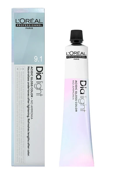 L'Oreal Professionnel Dia Light ilgalaikiai plaukų dažai be amoniako 9.02, 50 ml