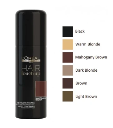 Purškiami dažai ataugusioms plaukų šaknims maskuoti  L'oreal Professionnel Hair Touch Up, tamsiems blondiniškiems plaukams,  75 ml