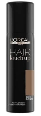 Purškiami dažai ataugusioms plaukų šaknims maskuoti L'oreal Professionnel Hair Touch Up, juoda spalva, 75 ml