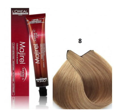 L‘oreal Professionnel Majirel plaukų dažai 50ml - 8.0