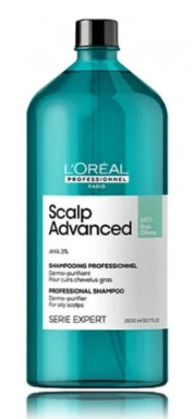 Valomasis šampūnas riebiems plaukams L‘oreal Professionnel Scalp Advanced Anti- Oiliness Šampūnas 1500ml