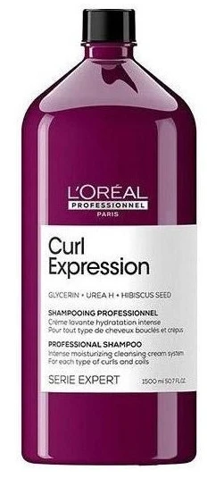 Plaukų šampūnas L'oreal Professionnel Curl Expression Intense Moisturizing Cleansing Kreminis Šampūnas 1500ml