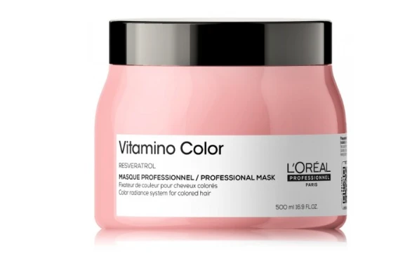 Spalvos spindesį atkurianti kaukė L‘oreal Professionnel Vitamino Color Mask 250ml