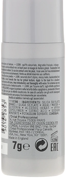 Pudra plaukams L’oreal Professionnel Tecni Art Volume Dust 7g