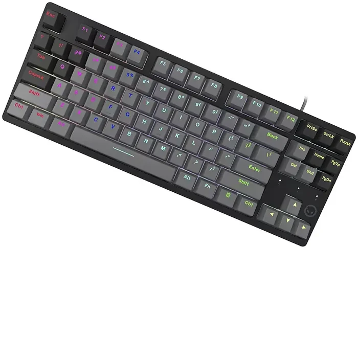 LORGAR Azar 514TKL, su laidu RGB mechaninė klaviatūra žaidimams, juodas, EN išdėstymas
