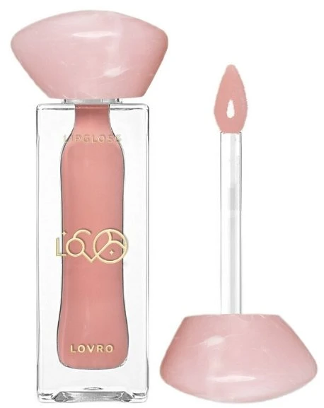 Lovro Bloomlight Lūpų blizgesys optiškai didinantis lūpas su vėsinančiu efektu 04 Nude Muse 5.5g