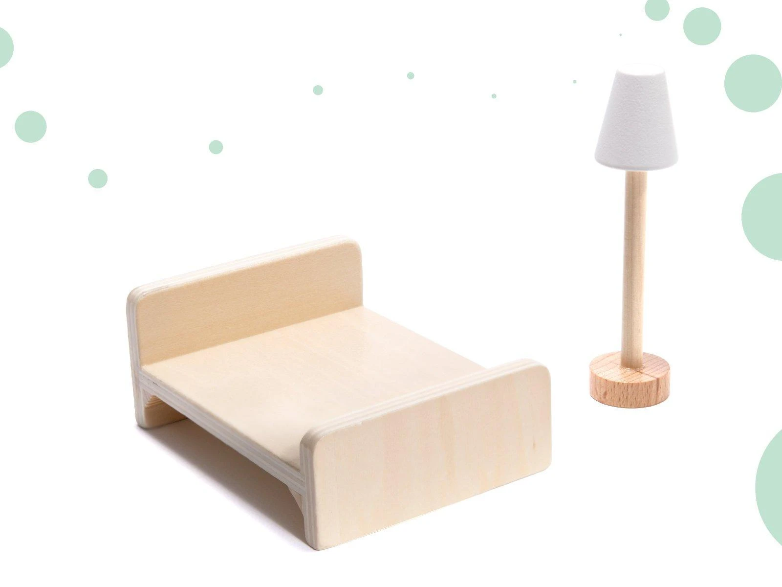 Lulilo medinis lėlių namas Floro Boho70cm