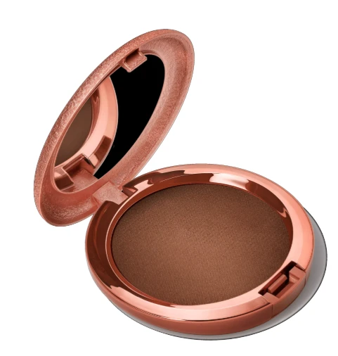 MAC Skinfinish Sunstruck Radiant Finish Bronzer kompaktiška pudra „Richer Golden“, 8 g