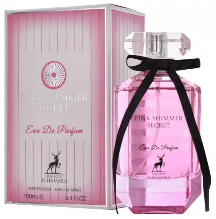 Maison Alhambra Rožinė Shimmer Secret EDP parfumuotas vanduo moterims, 100 ml