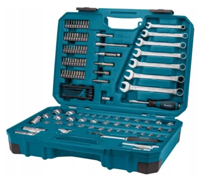 Makita rankinių įrankių rinkinys Makita E-06616 120 vnt.