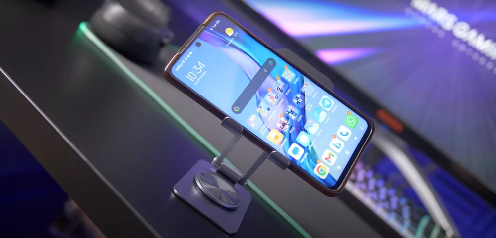 Podstawka Mars Gaming Mars Gaming MA-RSS Aluminum Alloy Stand for Smartphones 360° / 10'' / Pilkas