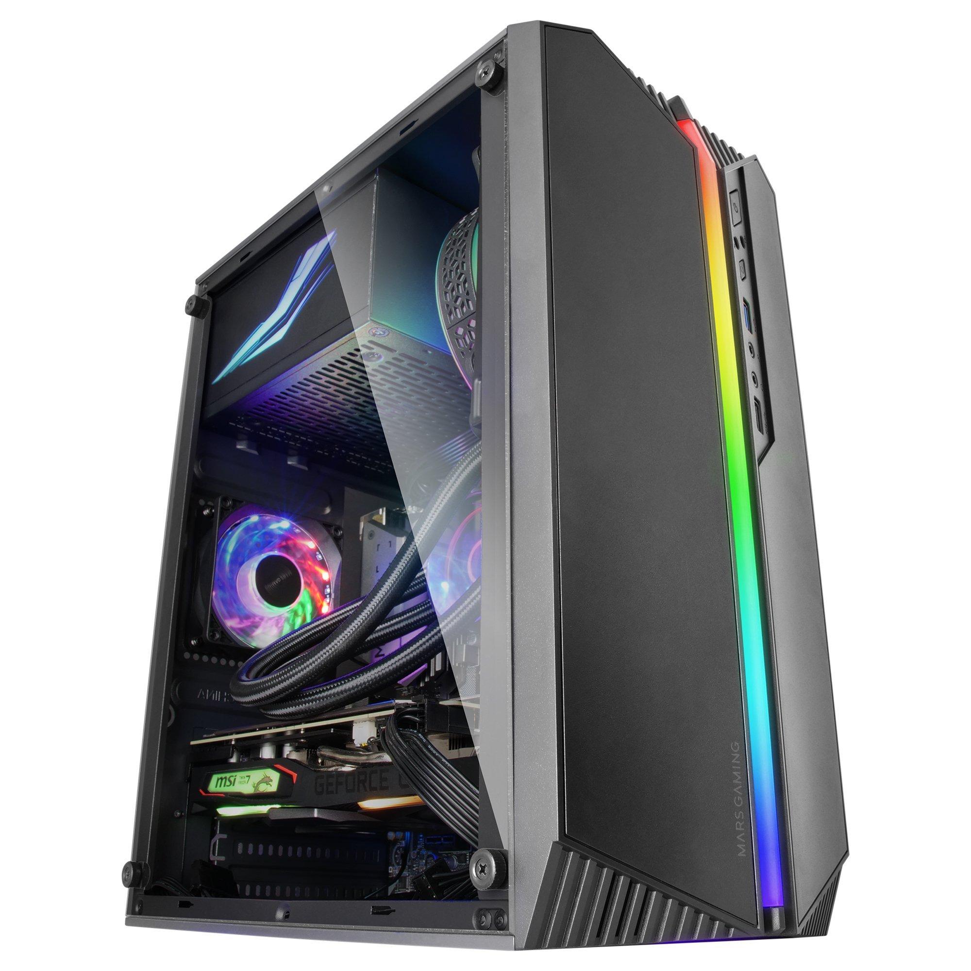 „Mars Gaming MC-S1“ kompiuterio korpusas mATX / ARGB / langas