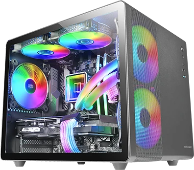 Kadłubek VBI Mars Gaming Mars Gaming MC400W Kompiuterio dėklas mATX / juodas