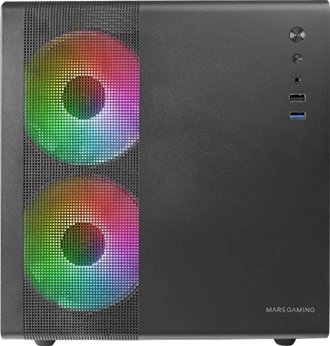 Kadłubek VBI Mars Gaming Mars Gaming MC400W Kompiuterio dėklas mATX / juodas