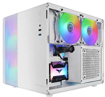 Mars Gaming MC400W Kompiuterio dėklas mATX / baltas