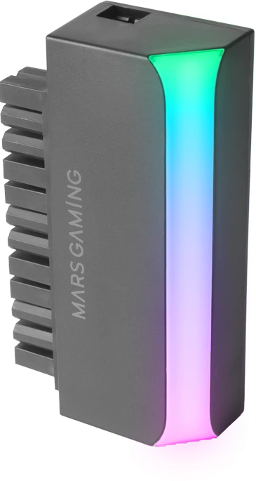 „Mars Gaming MCA-L24 ATX“ 24 kontaktų 90° adapteris su ARGB