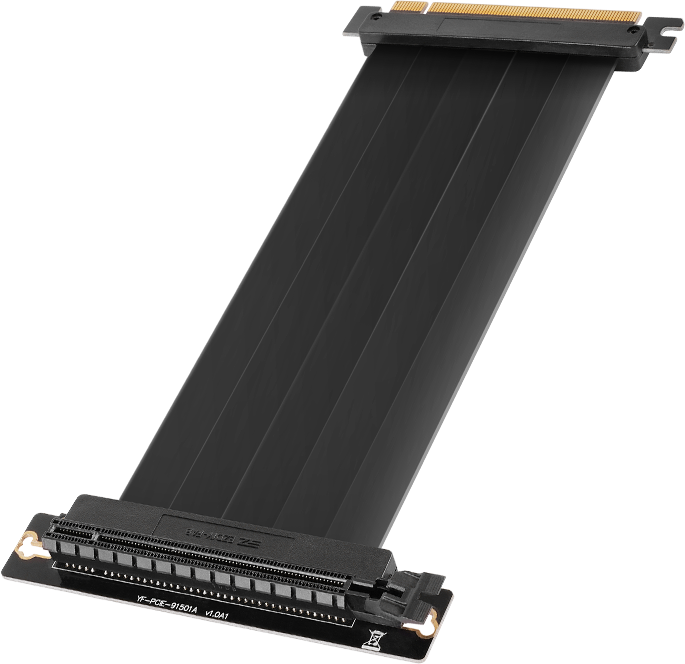Mars Gaming MCAPCIE40 Riser Cable PCIe 4.0 16x 90° / 300mm