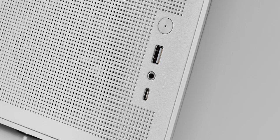 Mars Gaming MCXPSW mATX itin kompaktiškas žaidimų kompiuterio korpusas su tinklelio ir stiklo panele