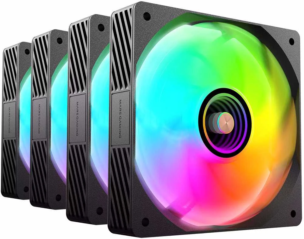 Mars Gaming MFSI4KIT ventiliatorių rinkinys su RGB