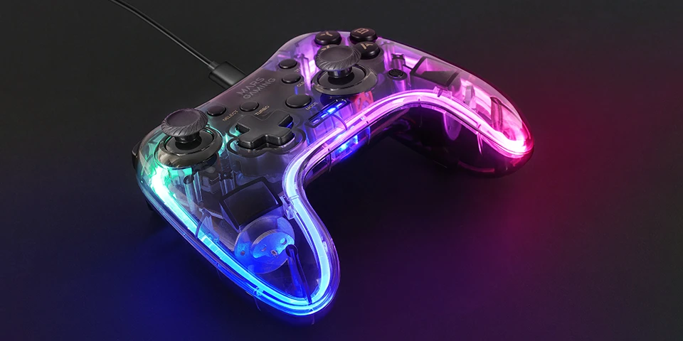 „Mars Gaming MGP-C“ žaidimų valdiklis RGB / USB-C / X ir D įvestims