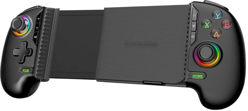 Mars Gaming MGPXPRO Žaidimų pultas Bluetooth/USB „Gamepad“ analoginis / skaitmeninis Android, PC, PlayStation 4, Nintendo Switch 2 / juodas