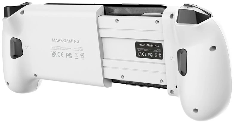 Mars Gaming MGPXPROW „Gamepad“ Bluetooth/USB analoginis/skaitmeninis, skirta „Android“, „PC“, „PlayStation 4“, „Nintendo Switch 2“ / balta