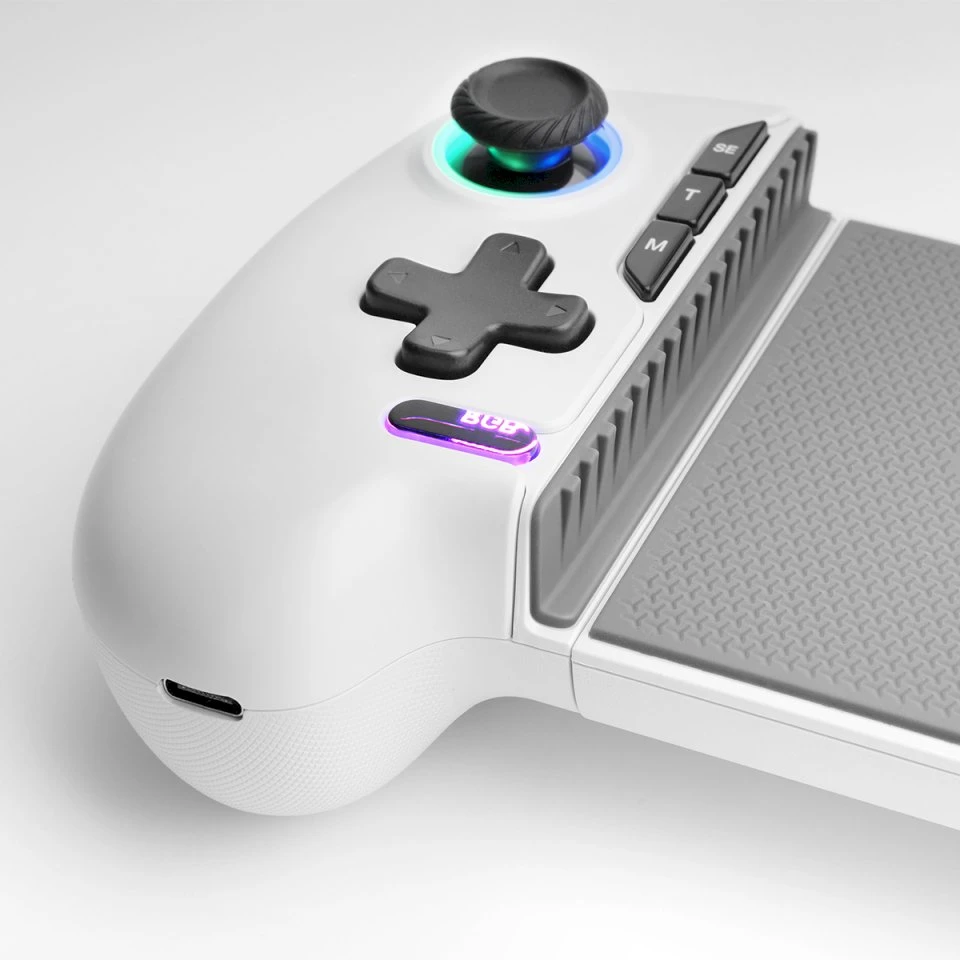 Mars Gaming MGPXPROW „Gamepad“ Bluetooth/USB analoginis/skaitmeninis, skirta „Android“, „PC“, „PlayStation 4“, „Nintendo Switch 2“ / balta