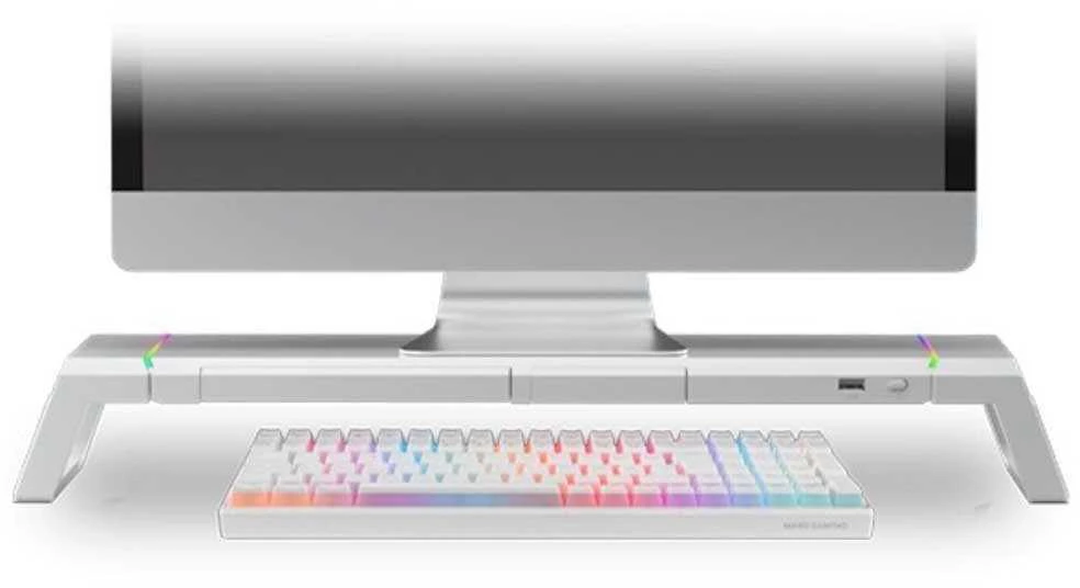 Laikiklis Mars Gaming Monitorių stovas MGS-ONE Chroma RGB USB 2.0