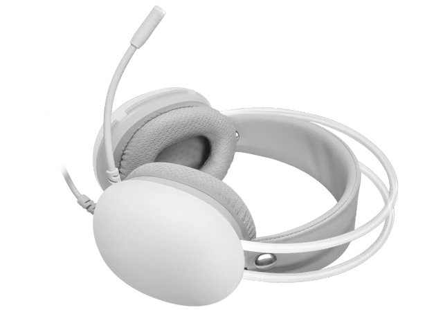 Baltos „Mars Gaming MH-GLOW“ ausinės su mikrofonu