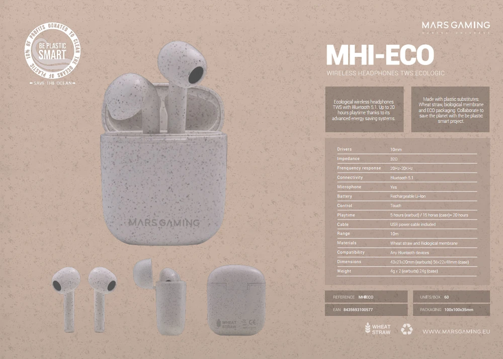 Ausinės Mars Gaming MHI-ECO*