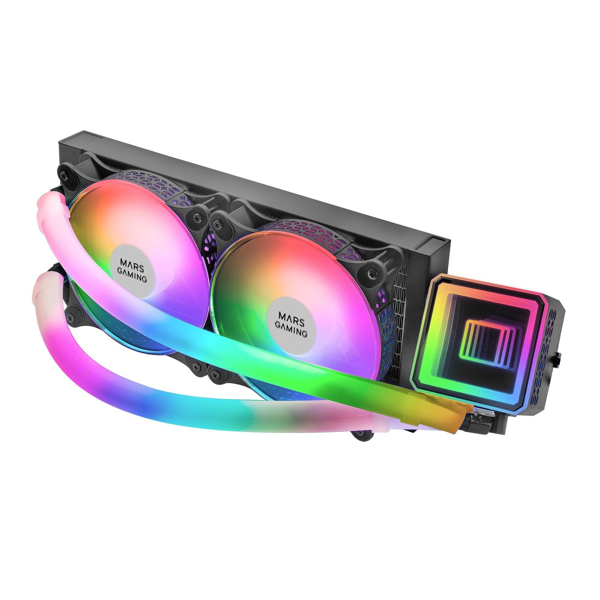 „Mars Gaming ML-ULTRA240“ procesoriaus skysčio aušinimas FDB/ARGB / TRX4/TR4 / AM5 / LGA1700 procesoriaus skysčio aušinimas FRGB