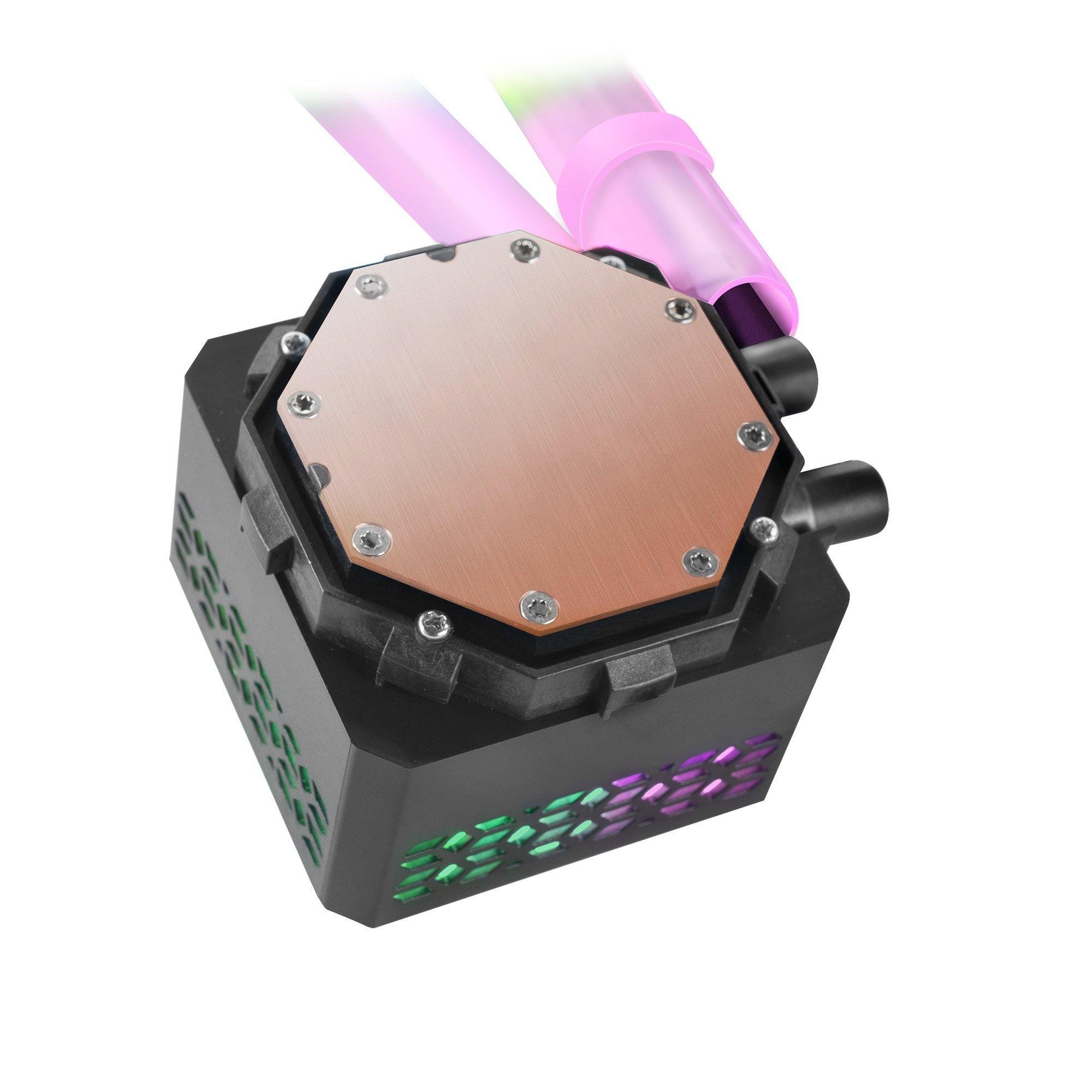 „Mars Gaming ML-ULTRA240“ procesoriaus skysčio aušinimas FDB/ARGB / TRX4/TR4 / AM5 / LGA1700 procesoriaus skysčio aušinimas FRGB