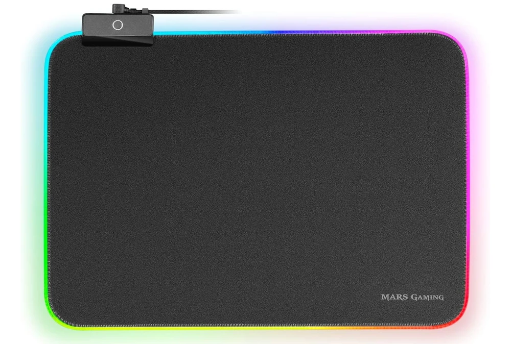 „Mars Gaming MMPRGBL RGB“ žaidimų pelės kilimėlis, 365 x 265 mm