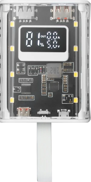 „Mars Gaming MPK10KW“ išorinė baterija, 10000 mAh / QC3.0 ir PD3.0