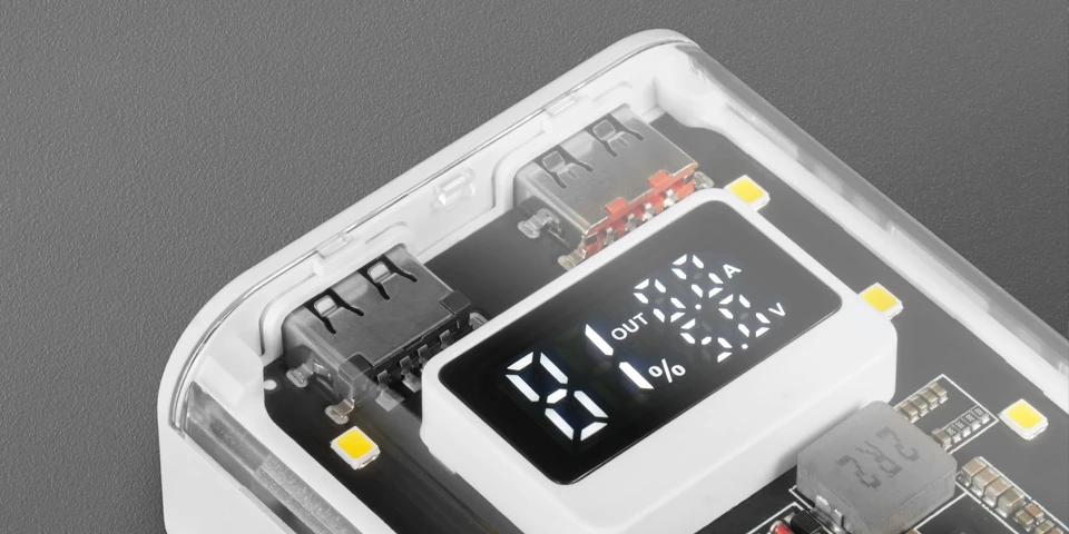 „Mars Gaming MPK10KW“ išorinė baterija, 10000 mAh / QC3.0 ir PD3.0