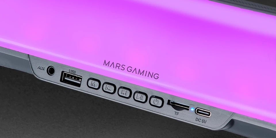 Mars Gaming MSBORB Portable Party Speaker Stereo 20W 2400mAh / juodas