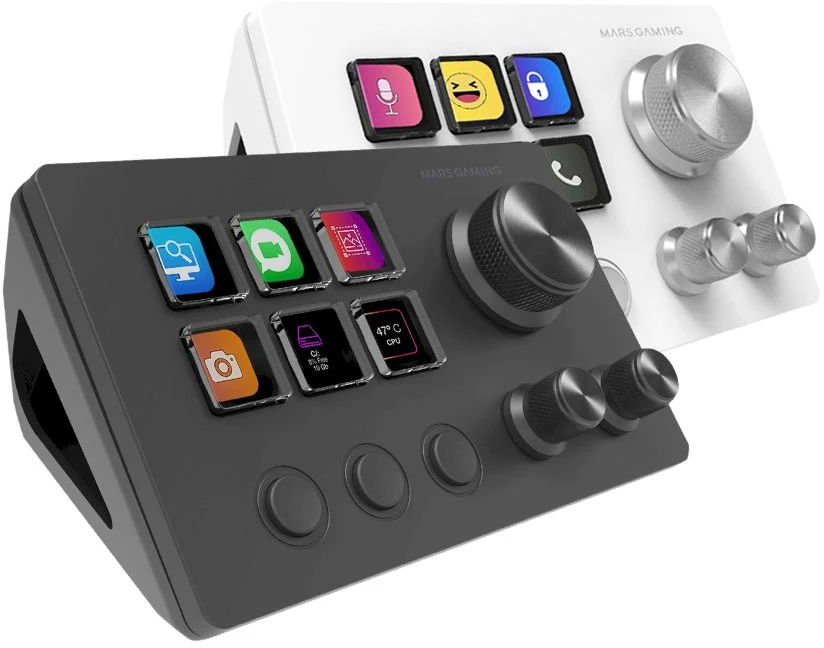 Mars Gaming MSDTWO Live Content Creation Controller 9 Mygtukai / juodas