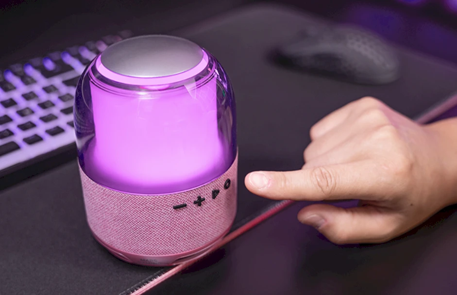 Mars Gaming MSFLOWP Portable Party Speaker Stereo 15 W 2000 mAh / pink