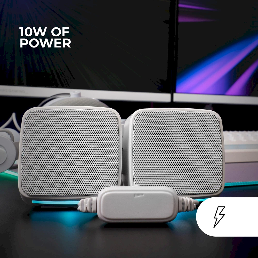 Mars Gaming MSPROW PC Speaker system 10W / baltas