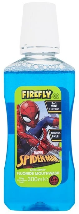 „Marvel Spiderman Firefly“ burnos skalavimo skystis nuo ėduonies su fluoru