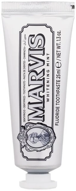 Marvis Whitening Mint Balinanti mėtų skonio dantų pasta, 25 ml